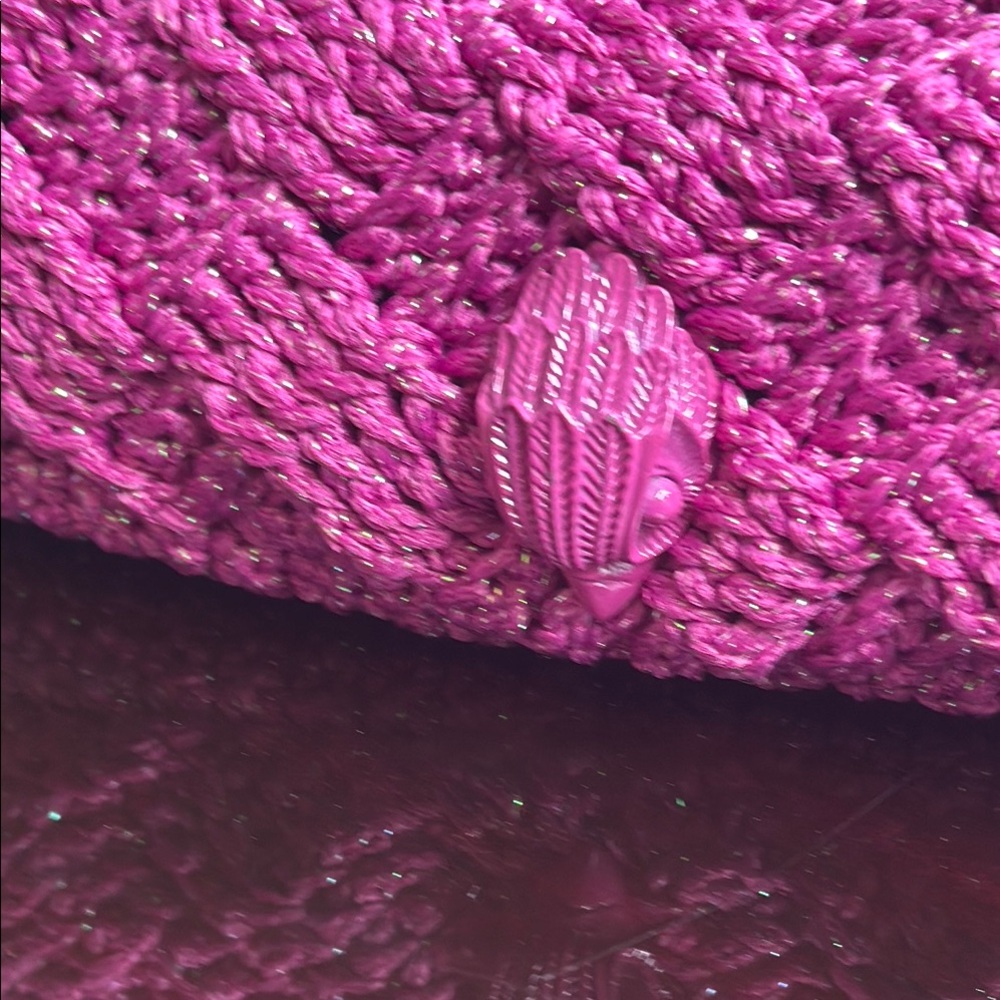 Kurt Geiger Pink Crossbody Bag with Artisanal Texture - Picture 11 of 17